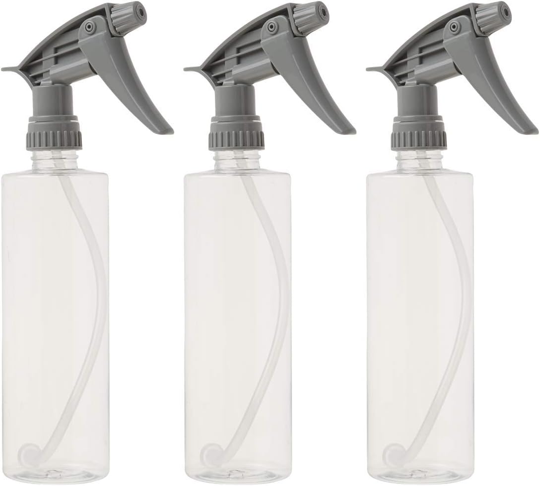 Chemical Guys Heavy Duty Bottle Sprayer - Chemical Resistant Trigger for Car Detailing, Adjustable Mist to Stream, High Output, for Cleaners, Sprays, Degreasers (Acc_121.16HD3) - 16 Oz, 3 Pack