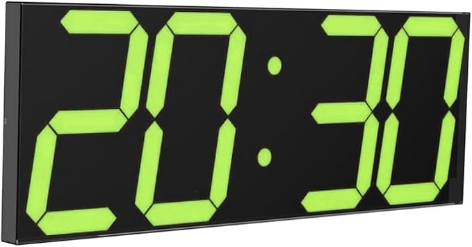 CHKOSDA LED Large Digital Wall Clock, Oversize Digital Clock