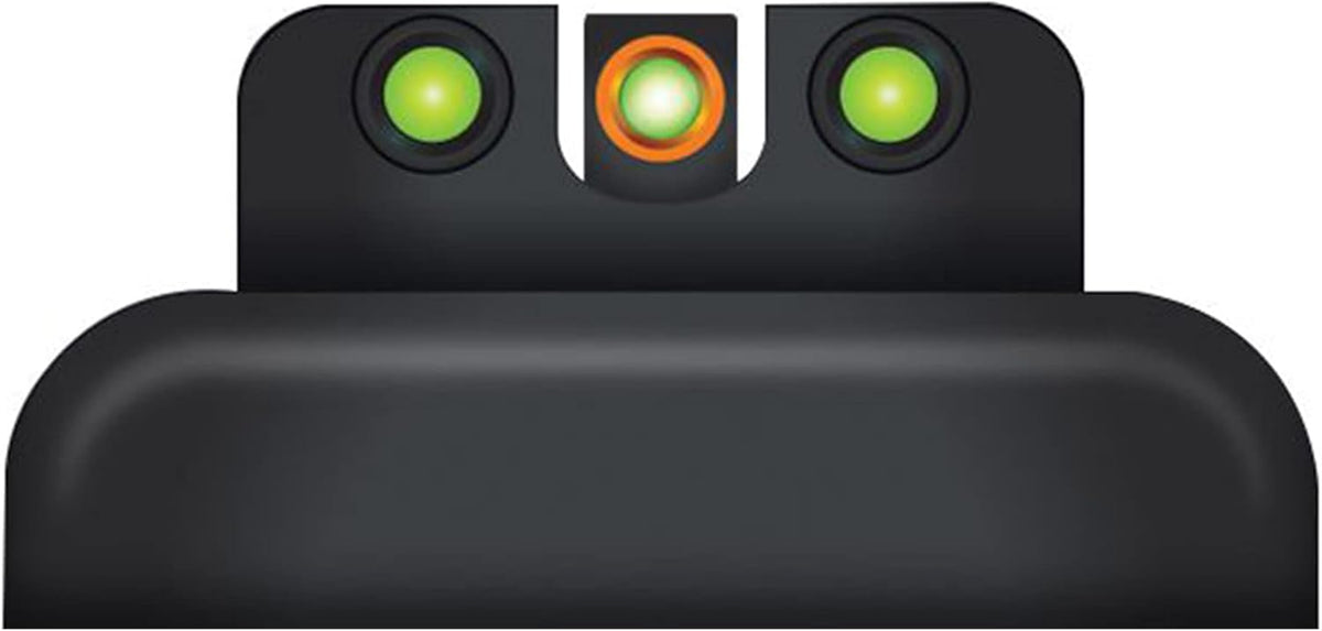 Truglo TFX PRO Night Sight for Handguns - Glowing Tritium & Fiber Optic, Compact & Durable