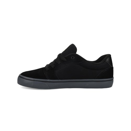 DC Men's Anvil Casual Skate Sneaker, Black/Lime, 7
