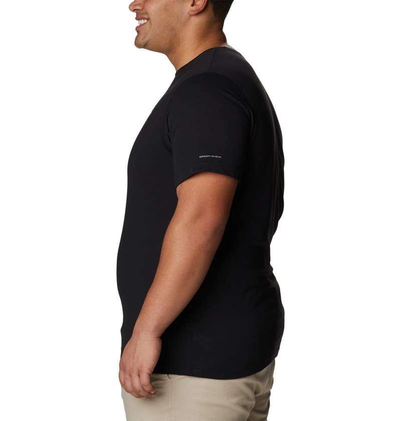 Columbia Men's Thistletown Hills Graphic Short Sleeve, Collegiate Navy HTHR/Wanderland Graphic, 4X Tall