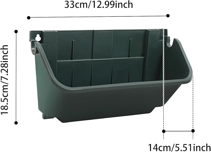 Vertical Wall Planter with 18 Pots, Hanging Garden Plant Flowerpot Holder