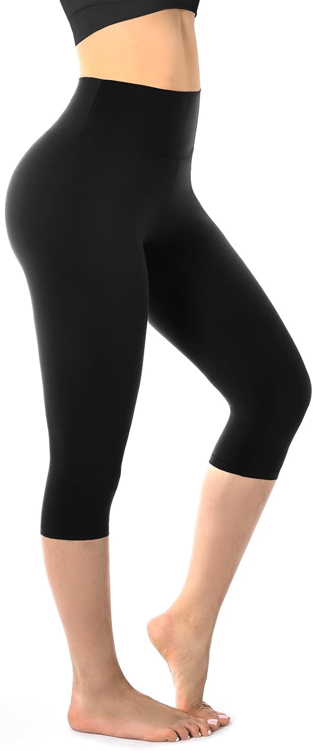 Walifrey Capri Leggings - Buttery Soft High-Waisted Workout Leggings for Women | Perfect for Yoga & Gym