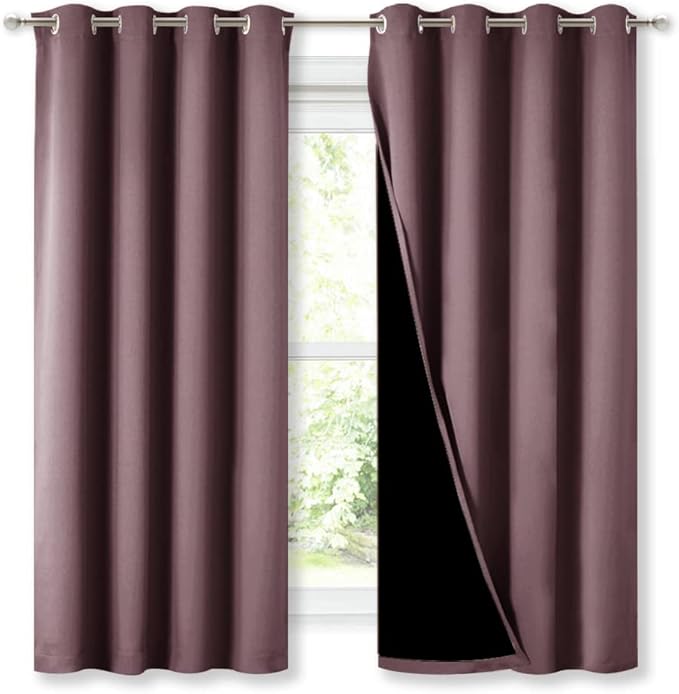 NICETOWN 100% Blackout Curtains