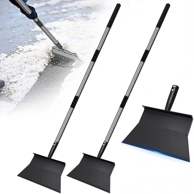 Ice Scraper Heavy Duty, 2026 New Multifunctional Cleaning Shovel, Ice Scraper, Garden Cleaning Scraper, Ice Chopper, Snow Shovel, Weed Remover & Floor Cleaning Scraper Tool (2)