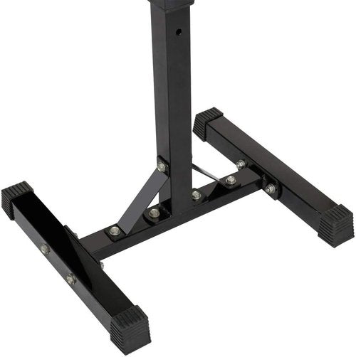 Adjustable Squat Rack & Bench Press Stand - Portable Olympic Weight Set for Home Gym