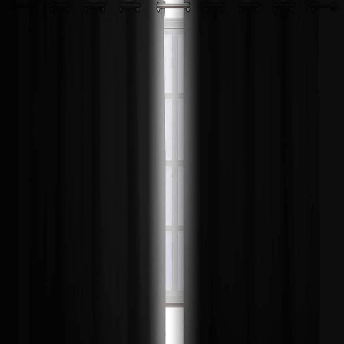 LEMOMO Blackout Curtains 42 x 84 inch/Light Grey Curtains Set of 2