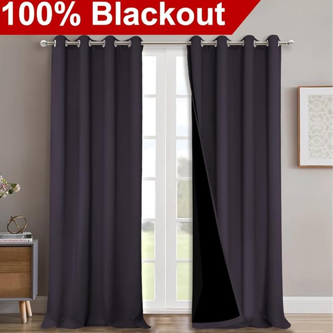 NICETOWN 100% Blackout Curtains