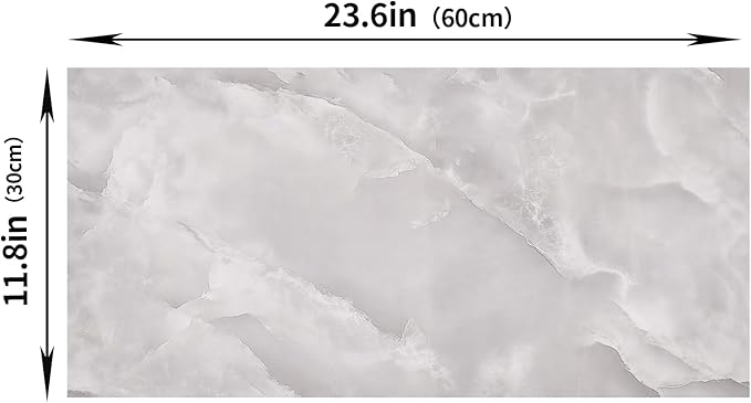 Haimin Wall Panels Peel and Stick 10 Pieces 23.6x11.8in Lightweight Backsplash