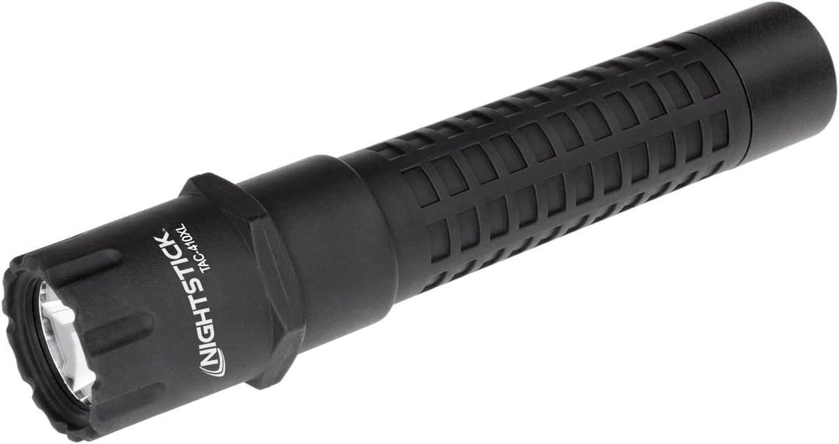 Nightstick TAC-410XL Rechargeable Tactical Flashlight - 6.25-Inch, 410 Lumens, Black