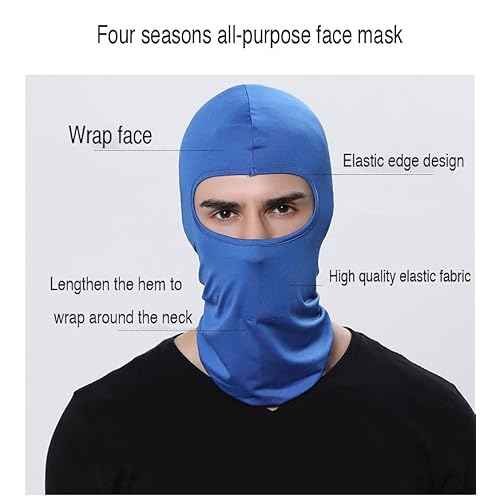 Balaclava Face Mask, Summer Cooling Neck Gaiter, UV Protector Motorcycle Ski Scarf for Men/Women