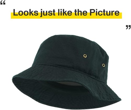 KBETHOS® Cotton Washed Bucket Hat - Stylish, Comfortable Sun Protection | Perfect for All Seasons