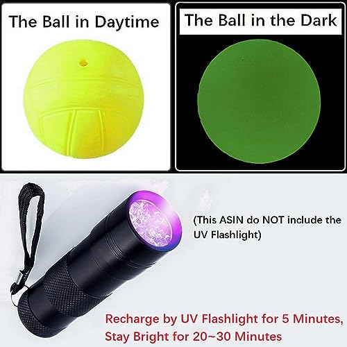 Glow in The Dark Balls, Spike Replacement Ball, Roundnet Game Balls - Play at Night, Light Up for 20-30 Minutes