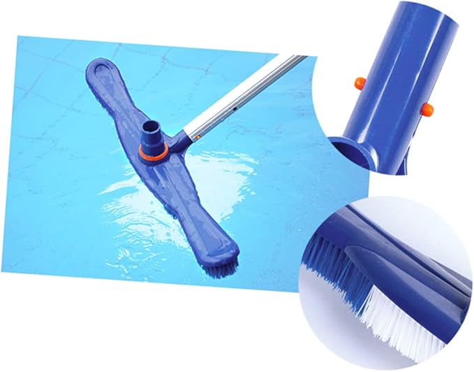 Yardwe 1pc Heavy Duty Swimming Pool Brush Bristles for Cleaning Walls Floors and Steps Versatile Pool Cleaning Tool for Inground