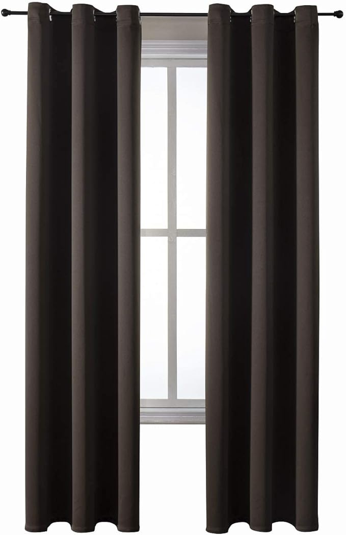 ChrisDowa Grommet Blackout Curtains