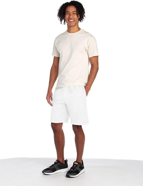 Jerzees Men's NuBlend Fleece Sweat Shorts - 9" Inseam, Jersey Lined Pockets, Inside Drawcord