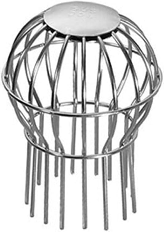 304 Stainless Steel Drain Filter Strainer, Anti-Blocking Round Downspout Mesh Cover for Roof Gutter Cleaning Tool(75MM)