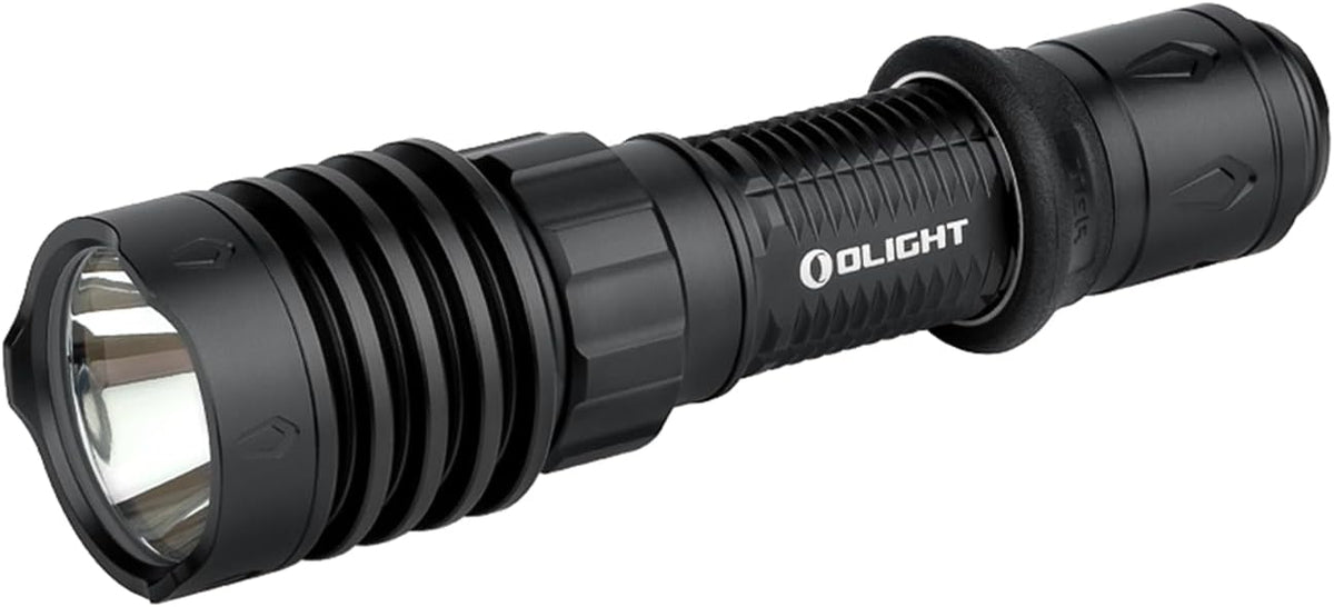 OLIGHT Warrior X 4 Tactical Flashlight - 2,600 Lumens, 630m Range, USB-C Rechargeable, Dual-Output | Black
