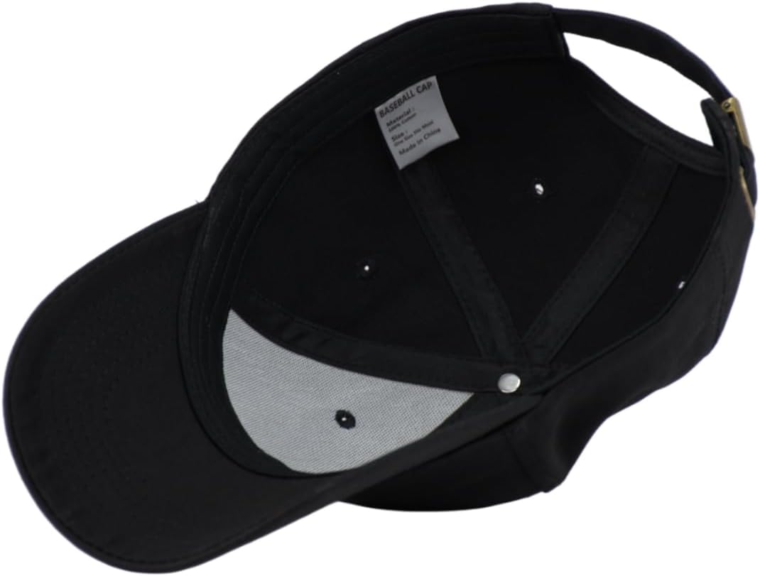 TSSGBL Classic Plain Baseball Cap, Small/M-L/XL-3XL Big Head Fit, Unisex Adjustable Cotton Structured Golf Dad Hat