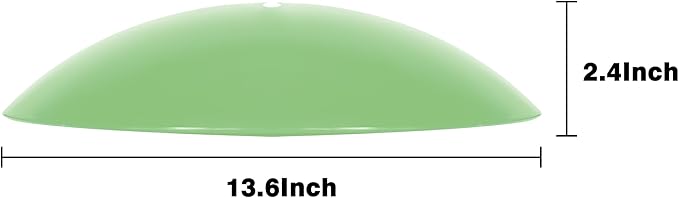 13" Bird Feeder Rain Guard, Hummingbird Feeder Shade Dome Cover, Hanging Baffle for Bird Feeder Pole,Smart Birds Feeder's Umbrella(Light Green), 4 Pack