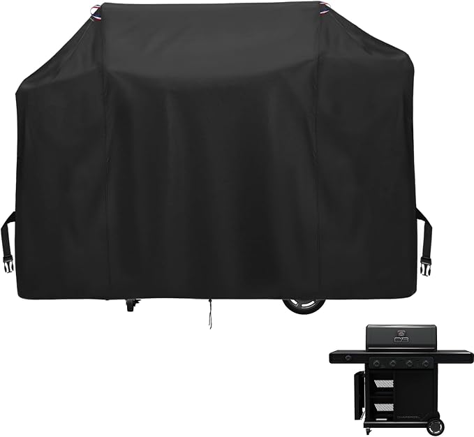 BBQ Grill Cover for Charbroil Pro Series 463281024, Waterproof 600D Outdoor Propane Barbecue Covers Smoker Covers- 62" L x 24" W x 47" H