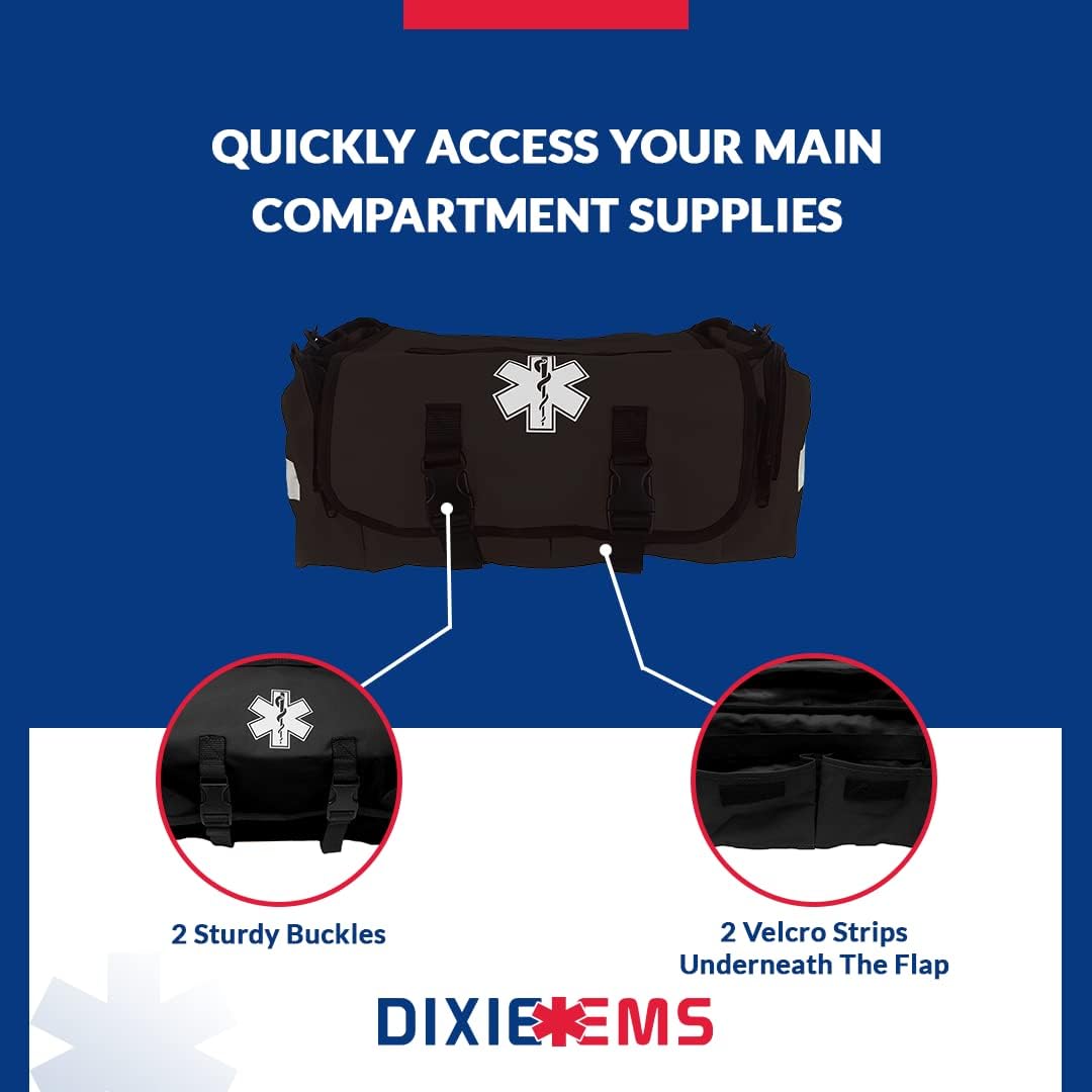 Trauma Bag for First Responders - Reflective Red Emergency Gear