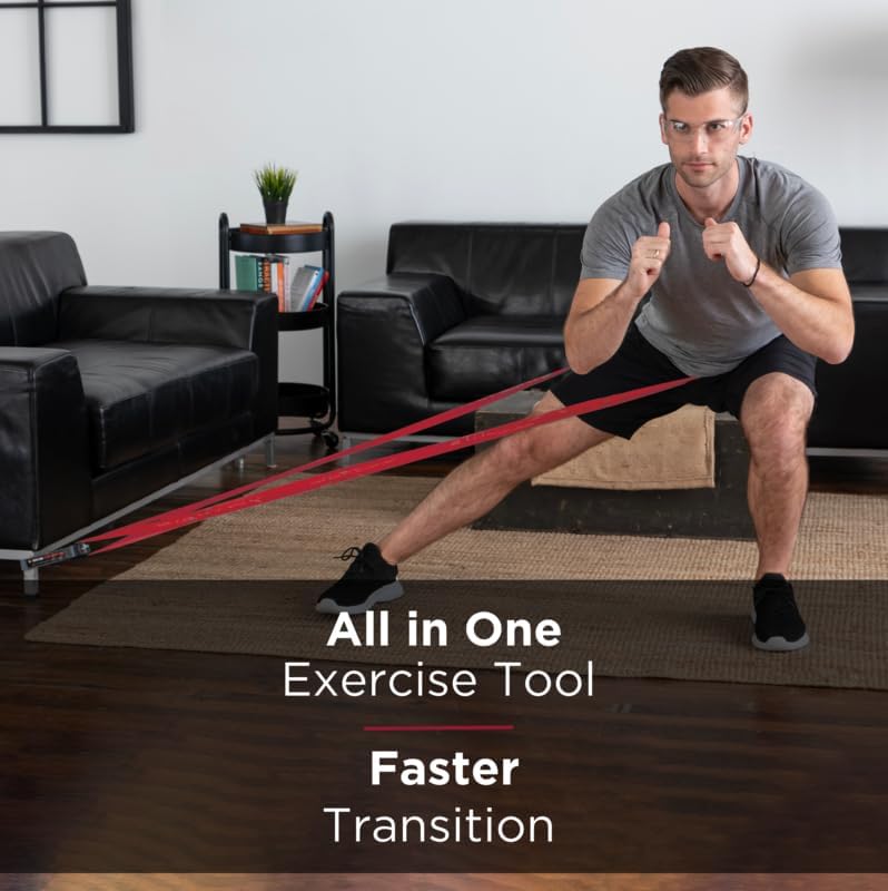 THERABAND CLX Resistance Band with Loops - Versatile Workout Tool for Strength Training