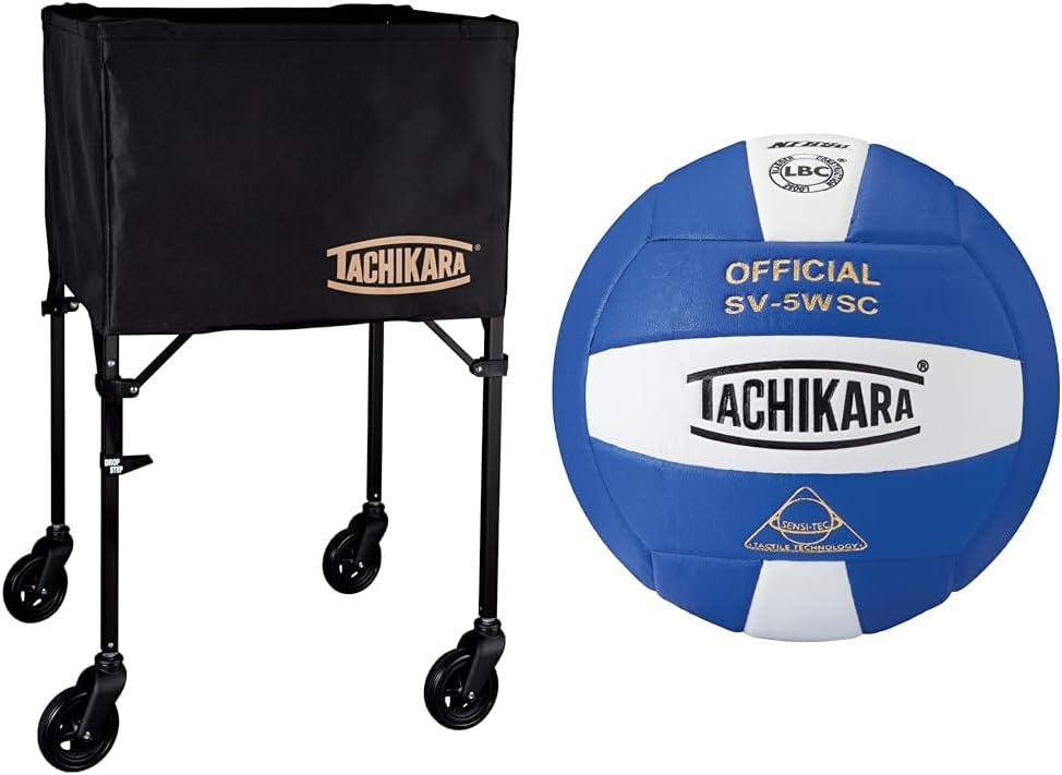 Tachikara DS-1 Premium Volleyball Ball Cart - Sensi-Tec® Composite SV-5WSC | Durable & Efficient