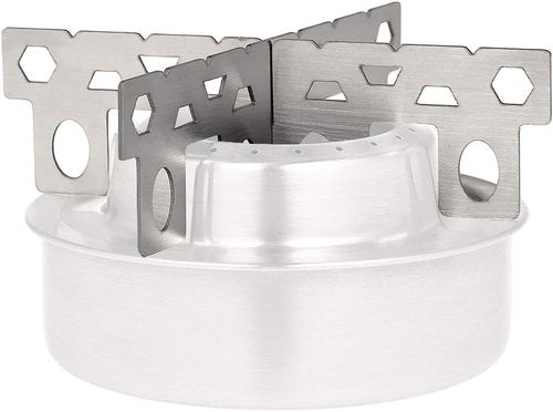 Lixada Titanium Alcohol Stove Rack Cross Stand Outdoor Camping Stove Stand Support Rack