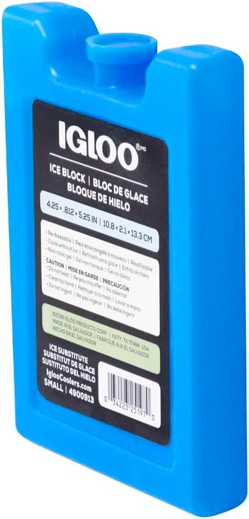 Maxcold Ice Block by Igloo - Small Size, 12-Pack for Ultimate Cooling