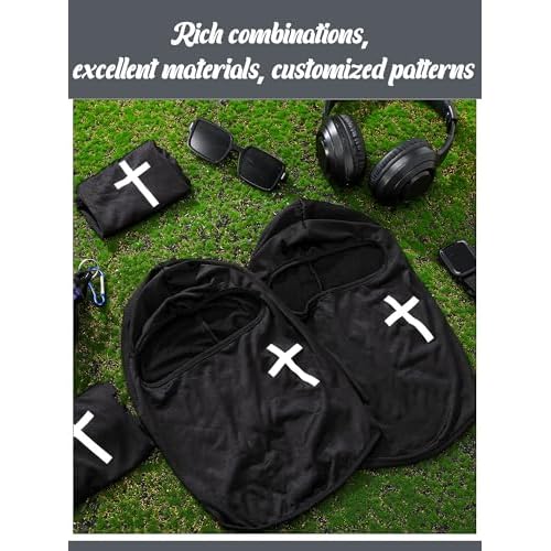 9 Pieces Ski Mask for Men Balaclava Face Mask Summer Face Mask Balaclava Full Face Mask Breathable Hood for Outdoor Use