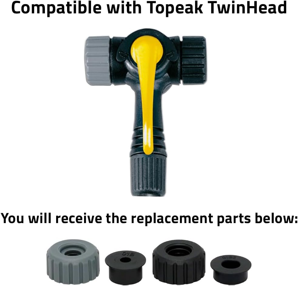 Topeak TwinHead Pump Rebuild Kit - Essential Replacement Parts for Optimal Performance
