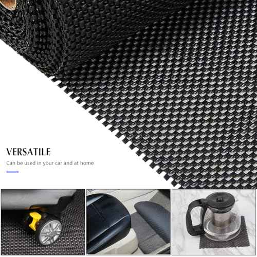 Car Roof Rack Pads, 47" X 40" Vehicle Rooftop Cargo Bag Protective Mat, Non-Slip Automotive Roof Cushioned Protection Layer Accessories, Universal for SUV, Sedan, Truck (Black)