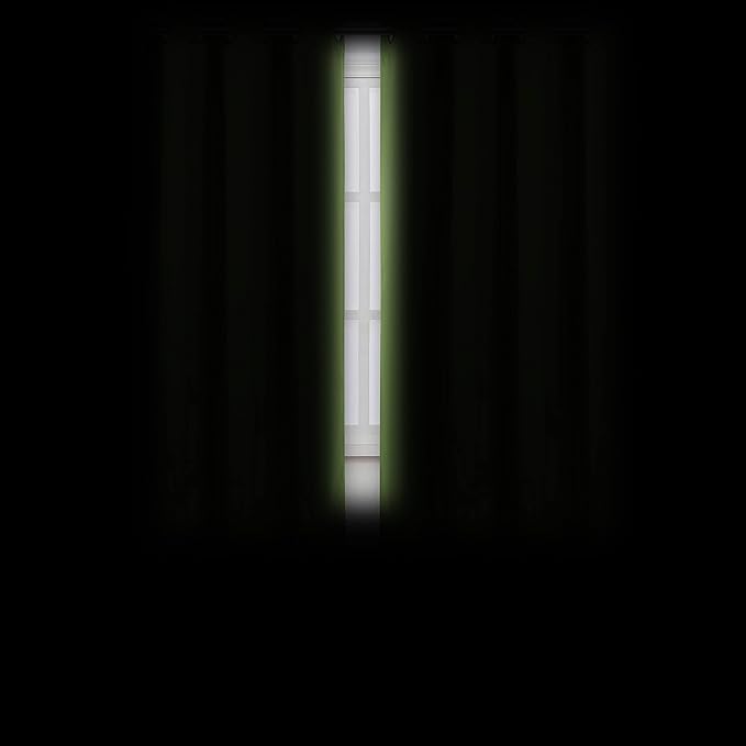 LEMOMO Light Green Blackout Curtains 66 x 63 Inch Length/Set of 2 Curtain