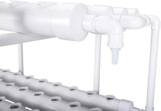 Hydroponics Growing System Kit,108 Plant Sites 3 Layers Food-Grade PVC-U Pipes Hydroponic Grow Kit Gardening System with Water Pump, Timer,Net Pots and Sponge for Vegetables,Fruits,Herb