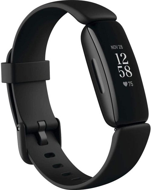 Fitbit Inspire 2 Fitness Tracker - 24/7 Heart Rate Monitoring & Free 1-Year Premium Trial | Black, One Size (S & L Bands)