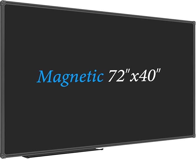 JILoffice Magnetic Chalkboard/Black Board 72 x 40 Inch