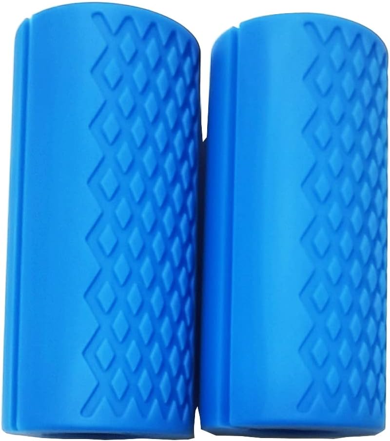 Weight Bar Grips Fit Standard Barbell, Dumbell Handles, Thick Bar Training Adapter for Weightlifting & Cable Attachments Fitness Training Rope Grips for Body Arm Forearm Builder Strength