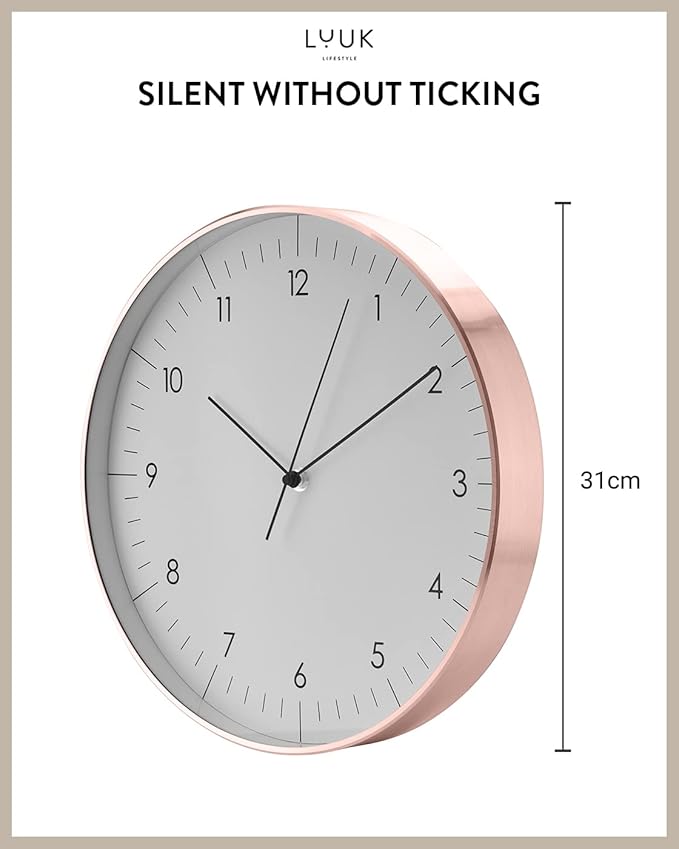 LUUK LIFESTYLE Timeless wall Clock
