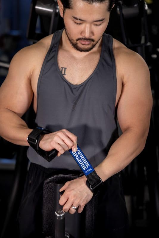 Versa Gripps® Classic, Made in The USA, Wrist Straps for Weightlifting Alternative, The Best Training Accessory