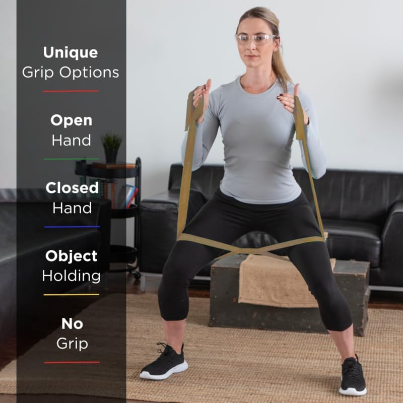 THERABAND CLX Resistance Band with Loops - Versatile Workout Tool for Strength Training