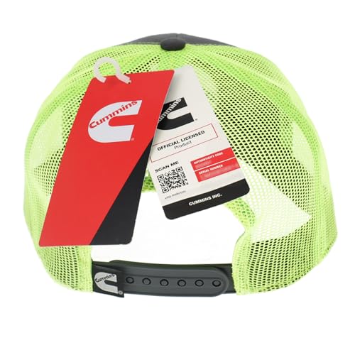 Cummins Standard Trucker, Grey/Lime