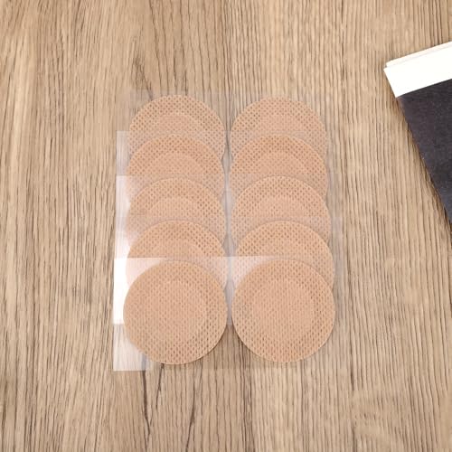 160pcs/80 Pairs Nipple Covers for Men, Invisible Nipples Tapes Anti-Chafing Nipguards Disposable Protector Stickers Running Nip Pads for Sports Gym Tanning Beds Daily Wear