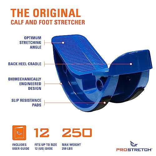 ProStretch the Original Calf Stretcher and Foot Rocker for Plantar Fasciitis, Achilles Tendonitis, and Tight Calves, Made in the USA