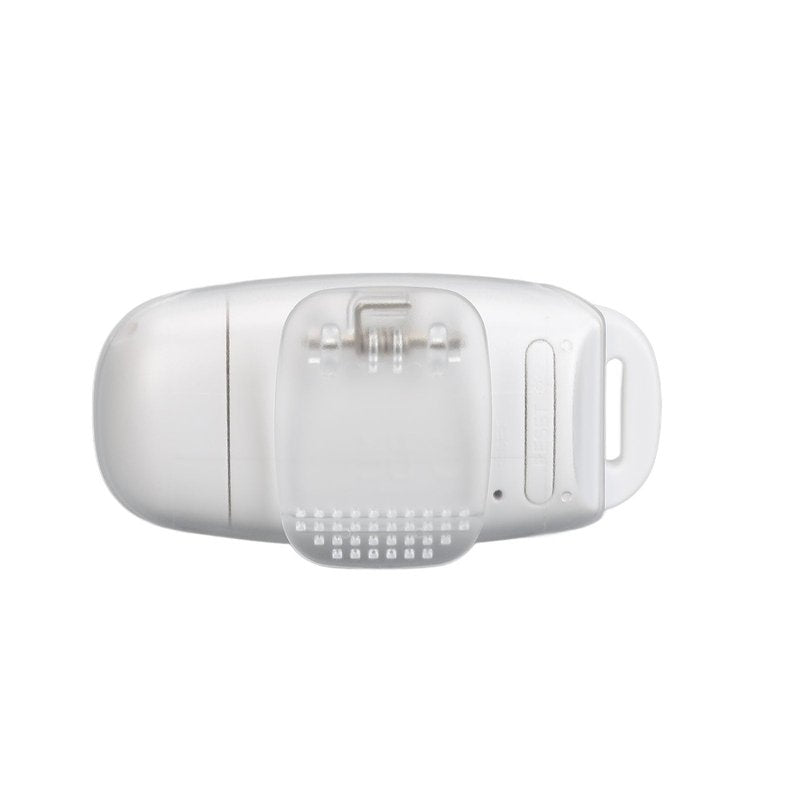 Pedometer for Walking, Accurate Simple Step Counter with Large Digital Display, USB Rechargeable Portable Step Clip on for Seniors (White)