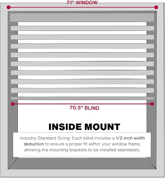 LOTUS & WINDOWARE Cordless Mini Blind, Window Blinds