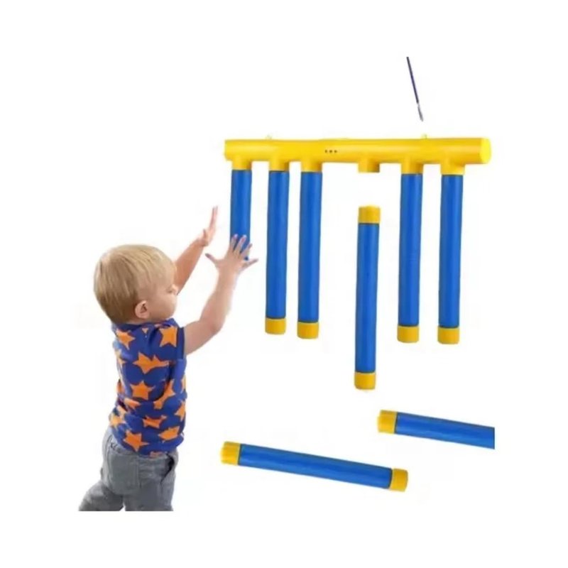 Reaction Time Training Toy -Hand Speed Game Falling Sticks Challenge, Hand Eye Coordination Game for Kids and Adults (Yellow) 1