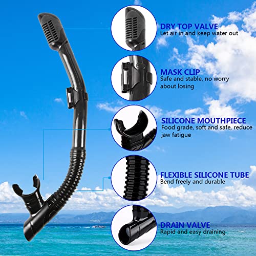 Snorkeling Gear Snorkel mask Scuba Set Scuba Diving mask Snorkeling Gear Swimming Goggles Snorkeling Set Swim Dive mask