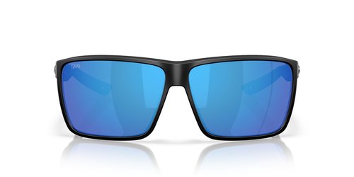 Costa Del Mar Rincon II Sunglasses, Matte Black/Blue Mirrored 580G, 64 mm