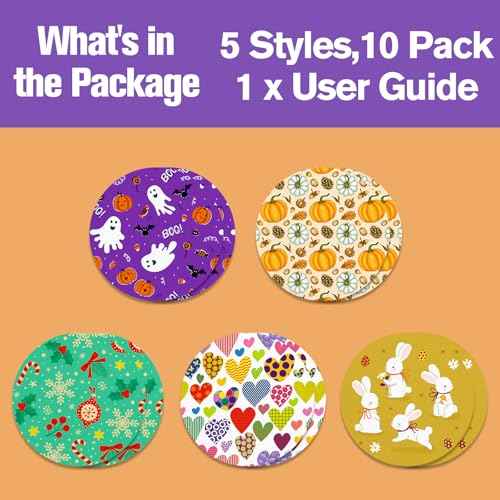 Libre 3 Sensor Covers Waterproof,10 Pack Breathable & Flexible Stickers for Libre 3 Sensor & Plus, Hypoallergenic & Latex Free Patches for Libre 3 Plus Sensor,Long Stay Protection